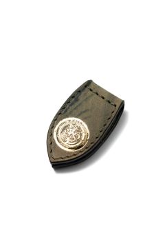 シェルコードバンマネークリップ [バックスキンブラック] / LEATHER GARRISON MONEY CLIP [BACKSKIN-BLACK]
