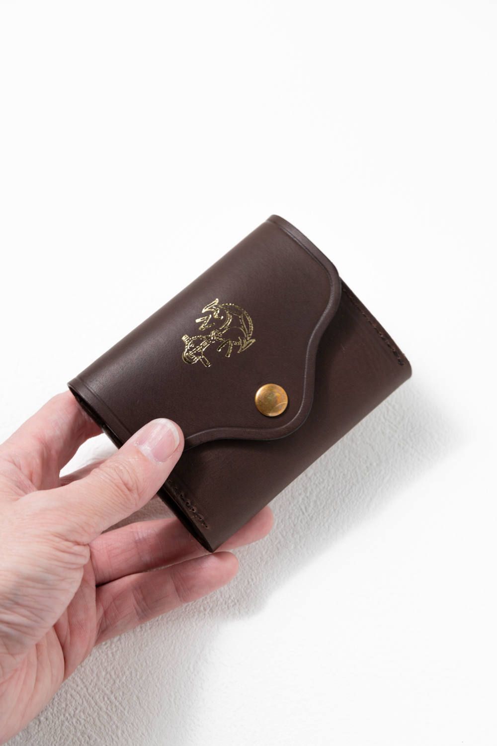【25SS予約受付中｜12/17まで】レザーネイバルポケットウォレット [ブラウン] / LEATHER NAVAL POCKET WALLET [CORTESIA]