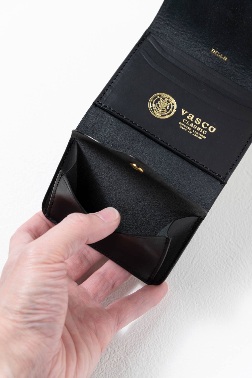 【25SS予約受付中｜12/17まで】レザーネイバルポケットウォレット [ブラック] / LEATHER NAVAL POCKET WALLET [NERO]