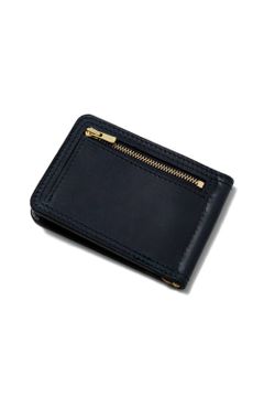 【24AW】LEATHER VOYAGE MONEY CLIP [MARINE] | マネークリップ / ネイビー