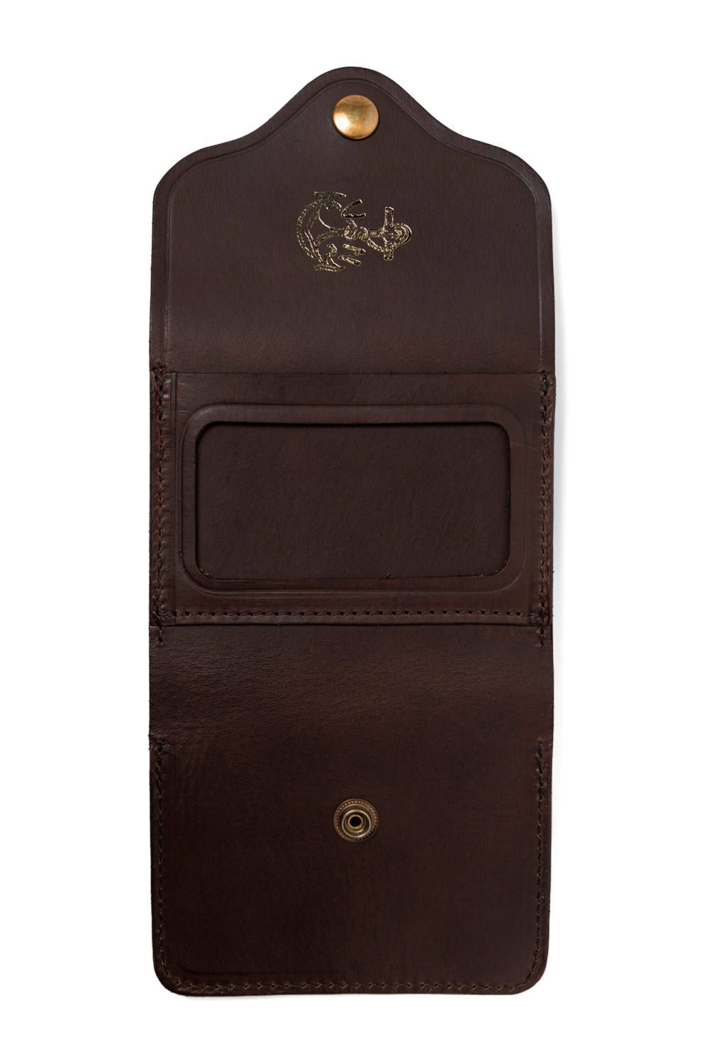 【25SS予約受付中｜12/17まで】レザーネイバルポケットウォレット [ブラウン] / LEATHER NAVAL POCKET WALLET [CORTESIA]
