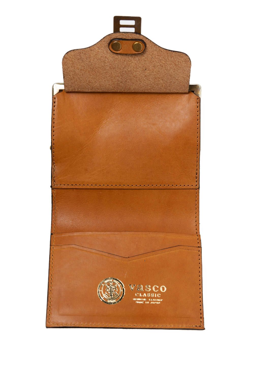 LEATHER VOYAGE PURSE WALLET [MEAL] | パースウォレット (二つ折り・がま口) / キャメル