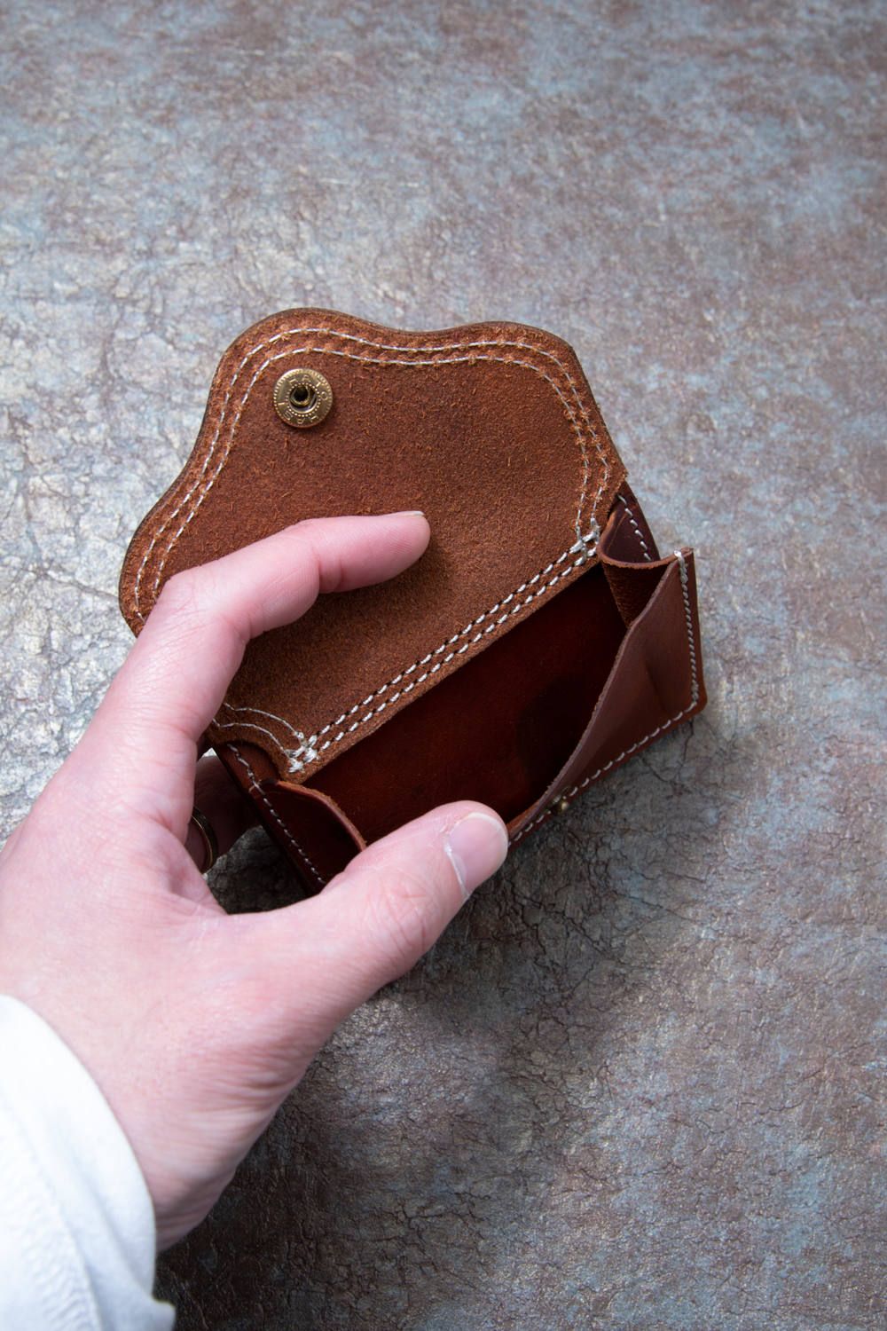 ペイントレザーポケットウォレット [キャメル] / PAINT LEATHER POCKET WALLET [キャメル]