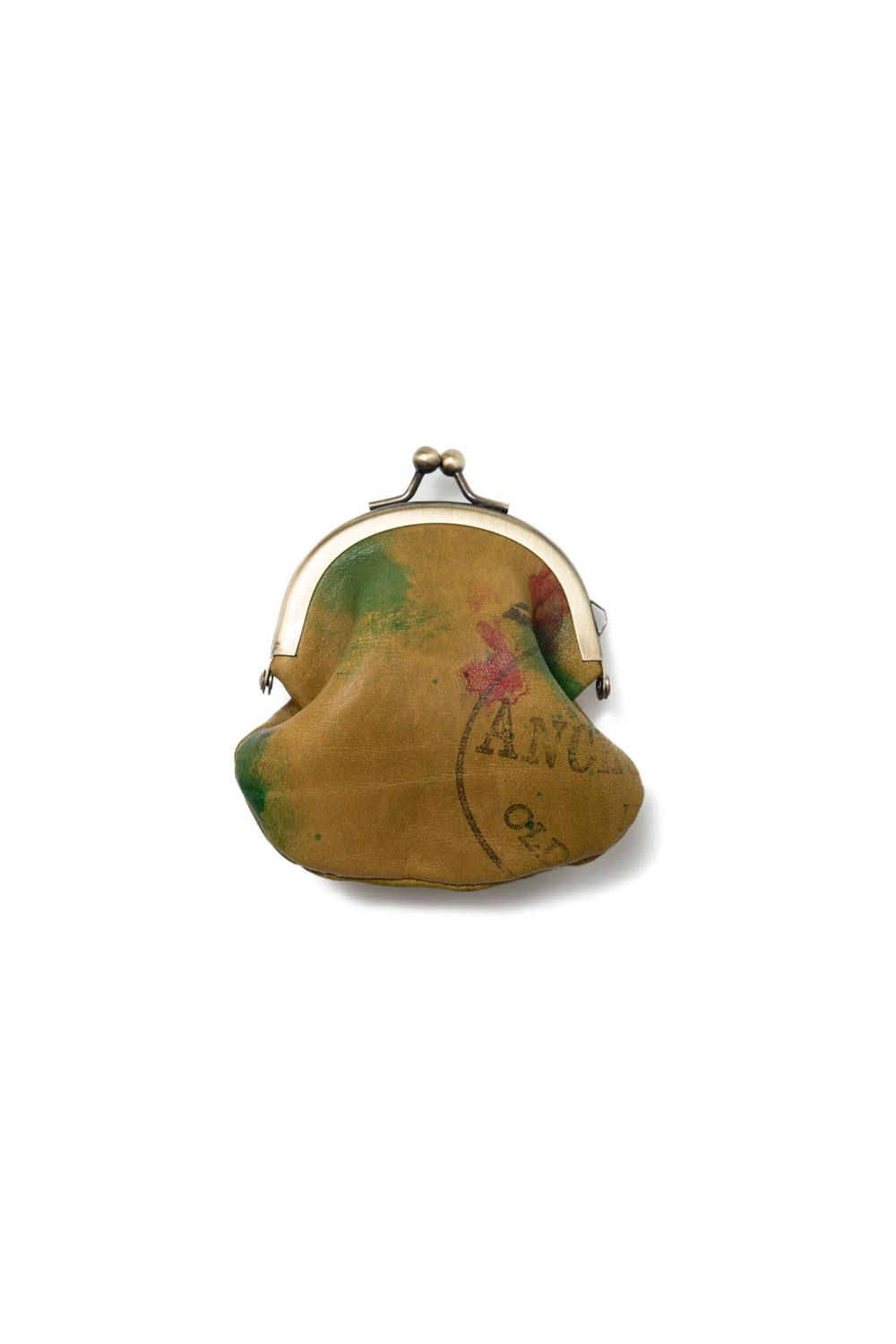 ペイントレザーミニコインパース [グリーン] / PAINT LEATHER MINI COIN PURSE [GREEN]