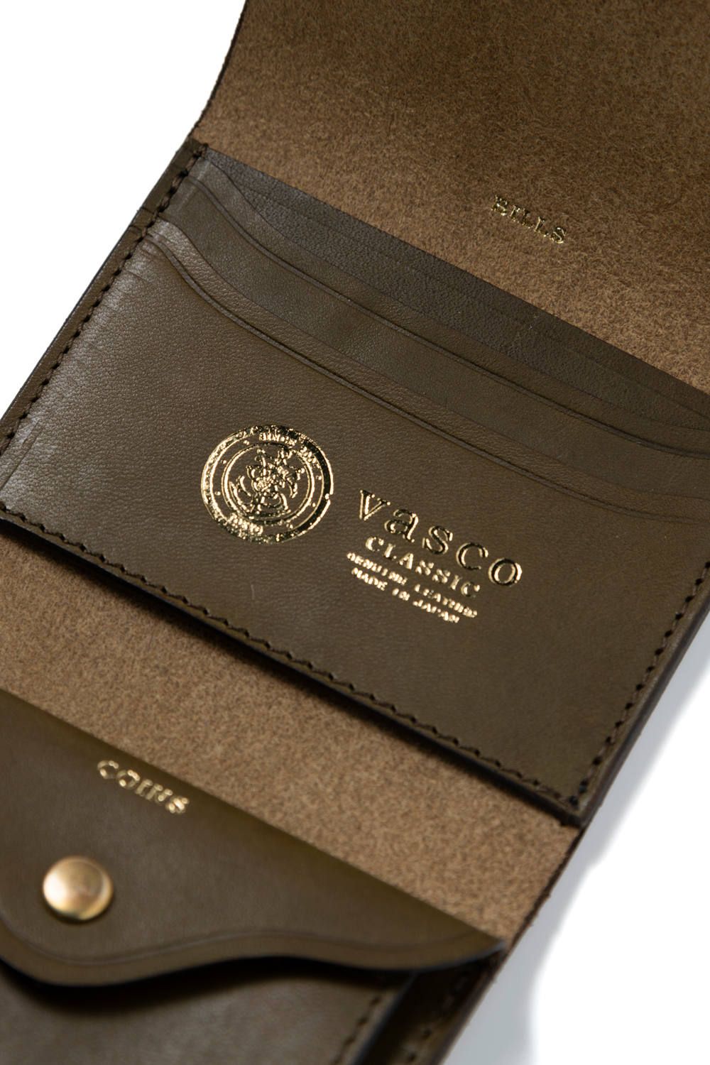 【25SS予約受付中｜12/17まで】レザーネイバルポケットウォレット [オリーブ] / LEATHER NAVAL POCKET WALLET [VERDE]