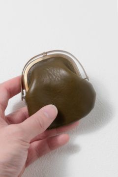レザーボヤージュワンタッチコインケース [オリーブ] / LEATHER VOYAGE ONE TOUCH COIN PURSE [VERDE]