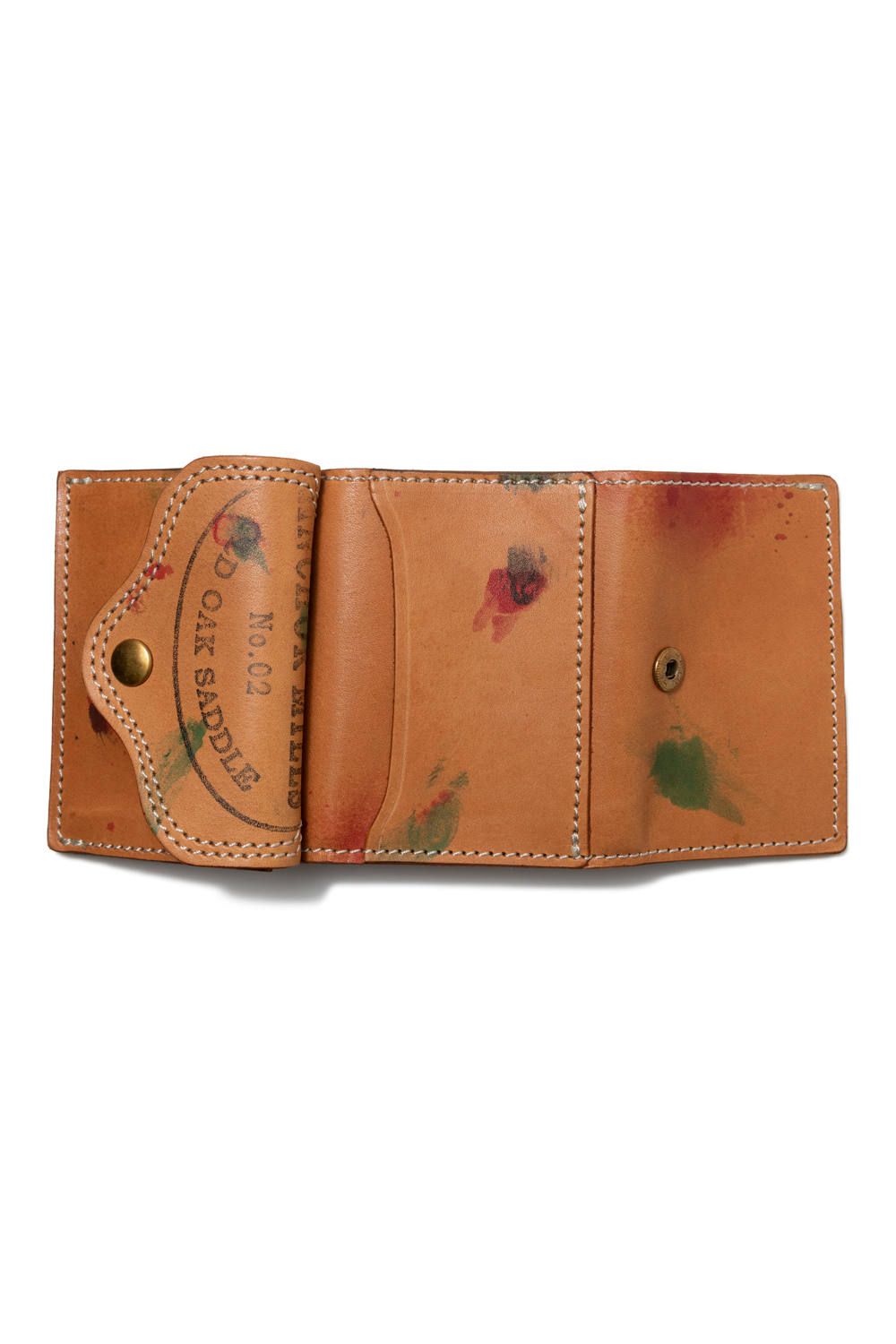 ペイントレザーポケットウォレット [ナチュラル] / PAINT LEATHER POCKET WALLET [ナチュラル]