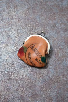 ペイントレザーミニコインパース [ナチュラル] / PAINT LEATHER MINI COIN PURSE [NATUAL]
