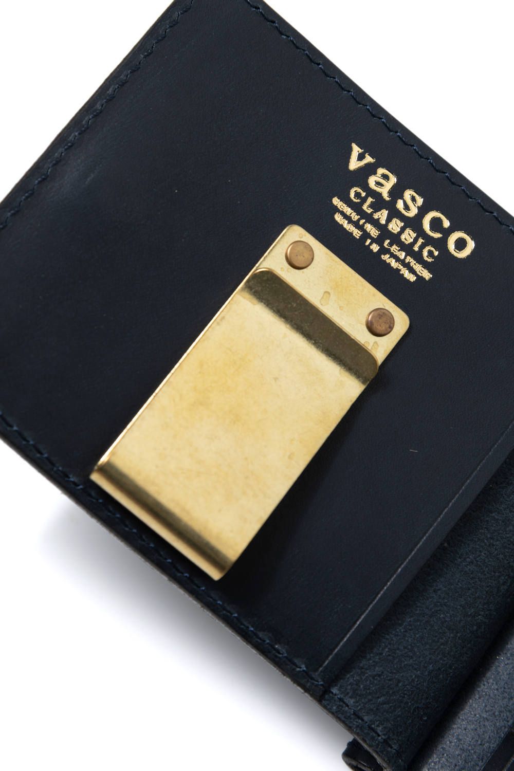 【極希少】VASCO ヴァスコ レザー ネイバルマネークリップ ブラック