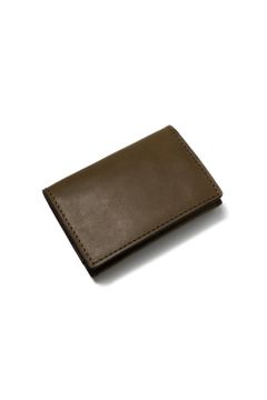 レザーカードケース [オリーブ] / LEATHER CARD CASE [VERDE]
