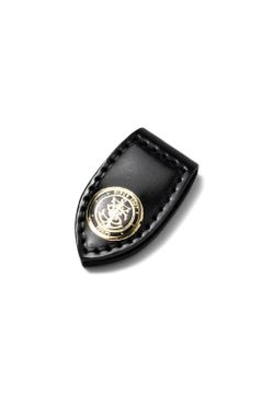 LEATHER GARRISON MONEY CLIP [BLACK] | シェルコードバンマネークリップ / ブラック