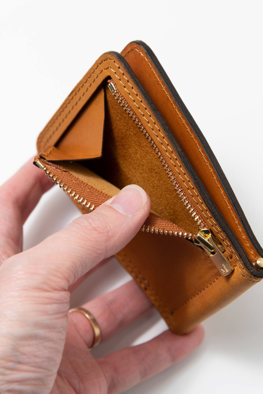 【25SS予約商品】LEATHER VOYAGE MONEY CLIP [MEAL] | マネークリップ / キャメル