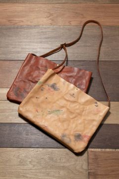 ペイントレザーサコッシュ [ナチュラル] / PAINT LEATHER SACOSHE [NATURAL]
