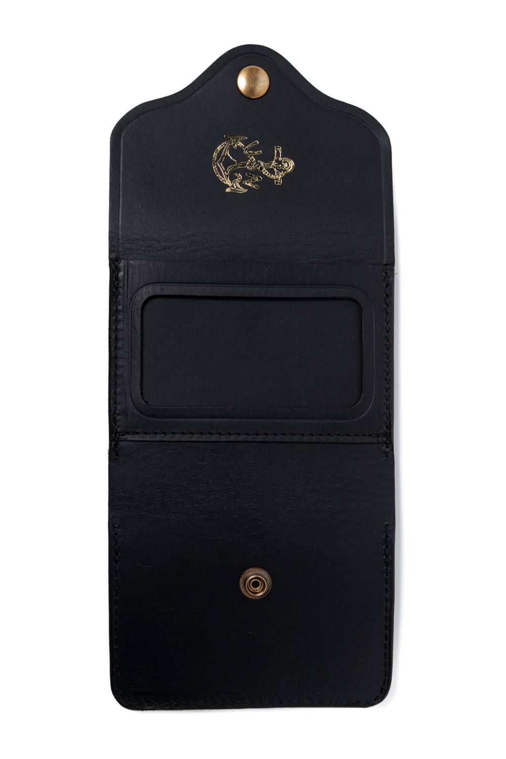 【25SS予約受付中｜12/17まで】レザーネイバルポケットウォレット [ブラック] / LEATHER NAVAL POCKET WALLET [NERO]