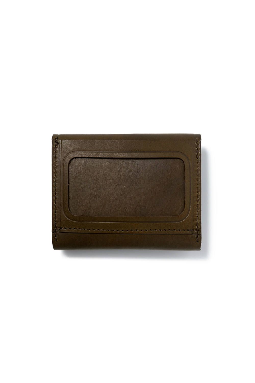 【25SS予約受付中｜12/17まで】レザーネイバルポケットウォレット [オリーブ] / LEATHER NAVAL POCKET WALLET [VERDE]