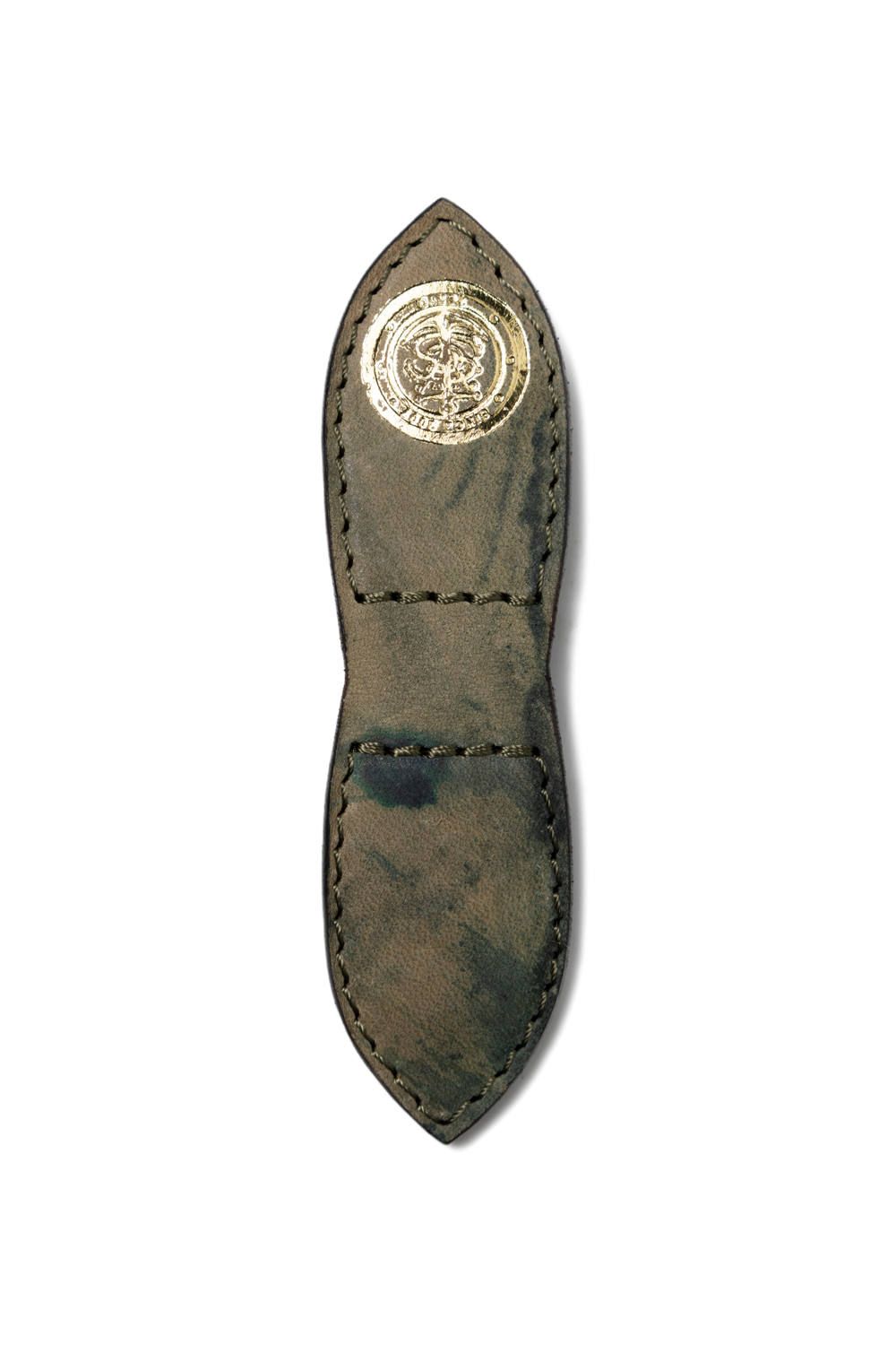 シェルコードバンマネークリップ [バックスキンブラック] / LEATHER GARRISON MONEY CLIP [BACKSKIN-BLACK]