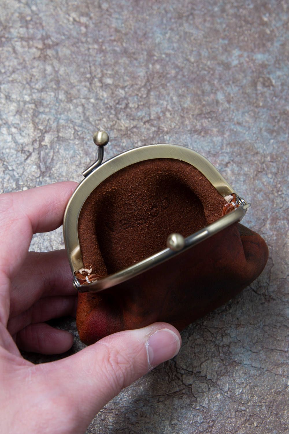 ペイントレザーミニコインパース [キャメル] / PAINT LEATHER MINI COIN PURSE [CAMEL]
