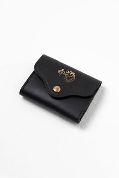 【25SS予約受付中｜12/17まで】レザーネイバルポケットウォレット [ブラック] / LEATHER NAVAL POCKET WALLET [NERO]