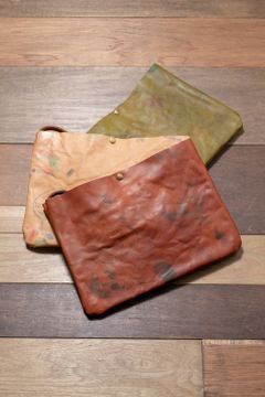 ペイントレザーサコッシュ [キャメル] / PAINT LEATHER SACOSHE [CAMEL]