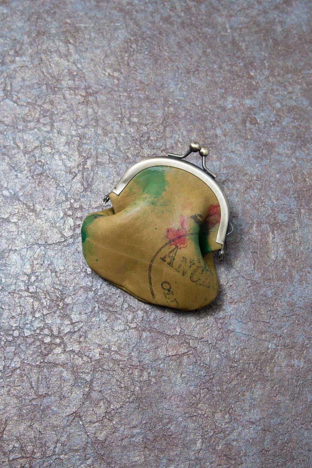 ペイントレザーミニコインパース [グリーン] / PAINT LEATHER MINI COIN PURSE [GREEN]
