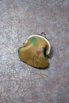ペイントレザーミニコインパース [グリーン] / PAINT LEATHER MINI COIN PURSE [GREEN]