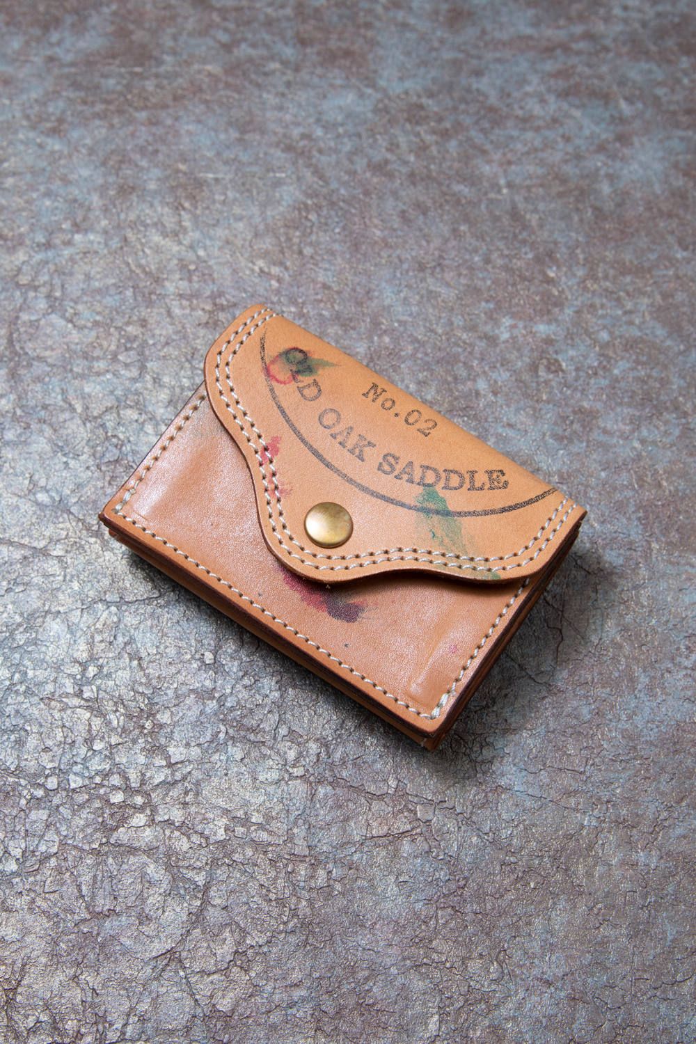 ペイントレザーポケットウォレット [ナチュラル] / PAINT LEATHER POCKET WALLET [ナチュラル]