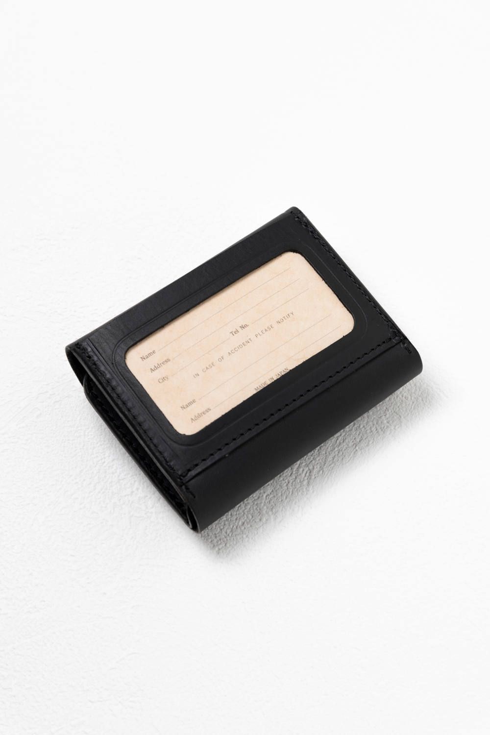【25SS予約受付中｜12/17まで】レザーネイバルポケットウォレット [ブラック] / LEATHER NAVAL POCKET WALLET [NERO]