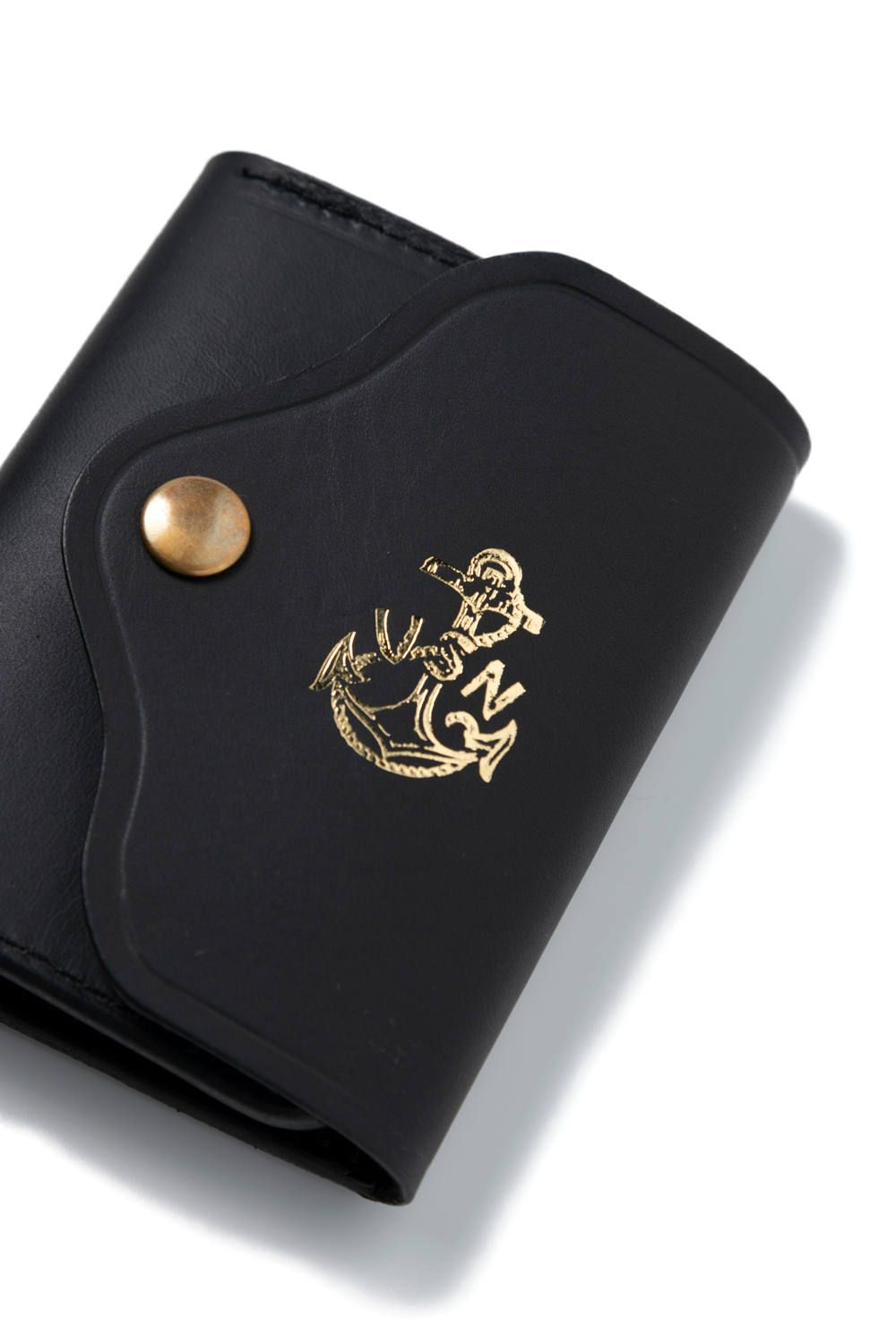 【25SS予約受付中｜12/17まで】レザーネイバルポケットウォレット [ブラック] / LEATHER NAVAL POCKET WALLET [NERO]