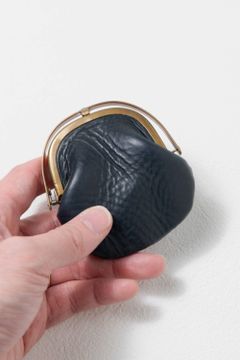 レザーボヤージュワンタッチコインケース [ネイビー] / LEATHER VOYAGE ONE TOUCH COIN PURSE [MARINE]