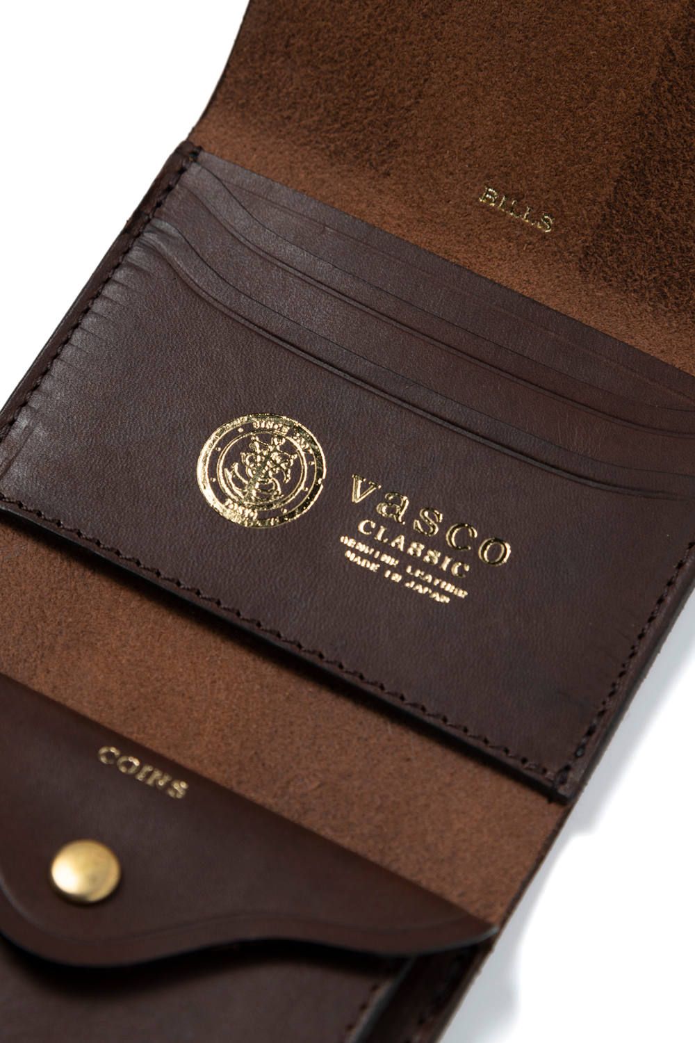 【25SS予約受付中｜12/17まで】レザーネイバルポケットウォレット [ブラウン] / LEATHER NAVAL POCKET WALLET [CORTESIA]