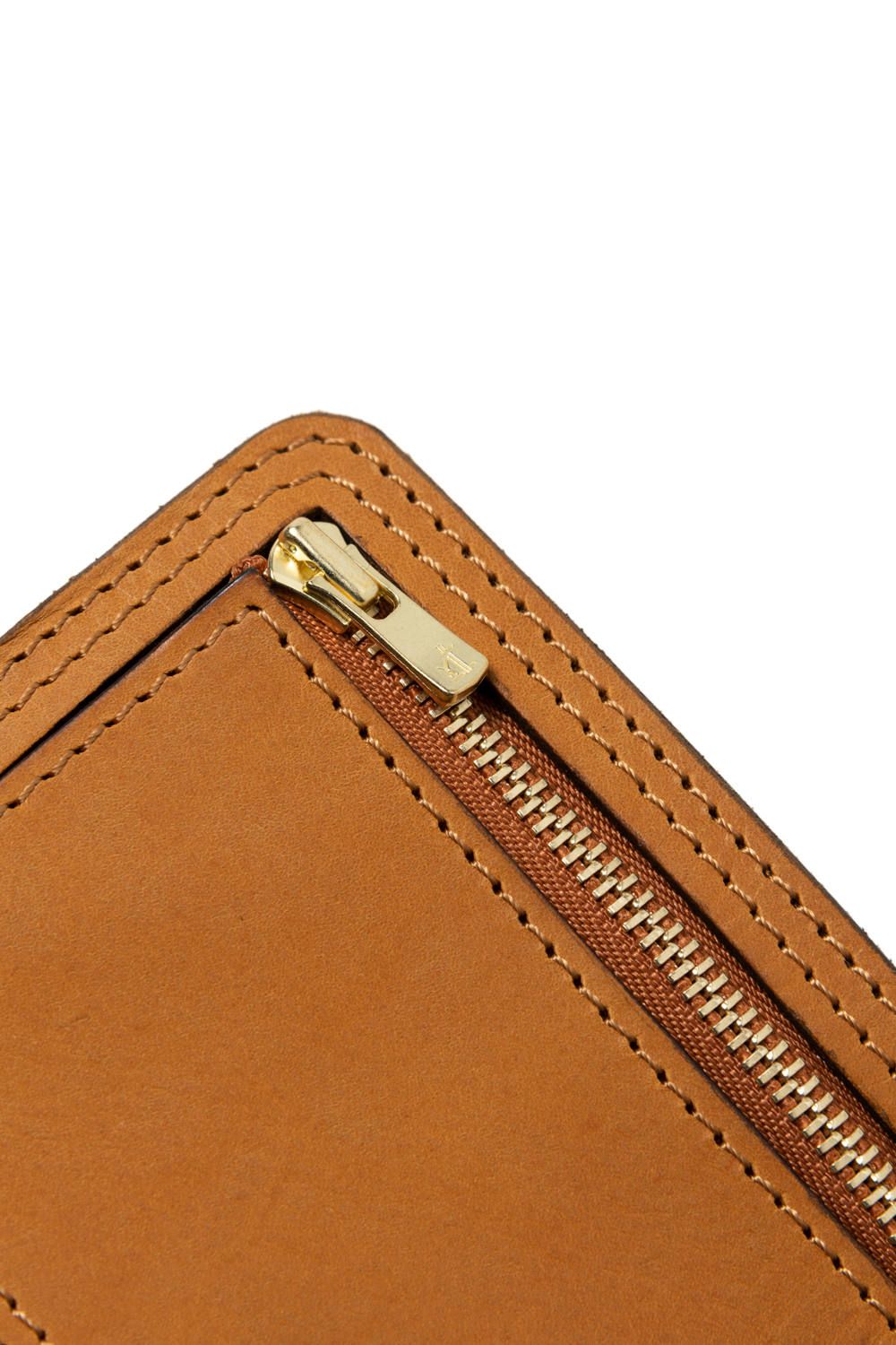 【25SS予約商品】LEATHER VOYAGE MONEY CLIP [MEAL] | マネークリップ / キャメル