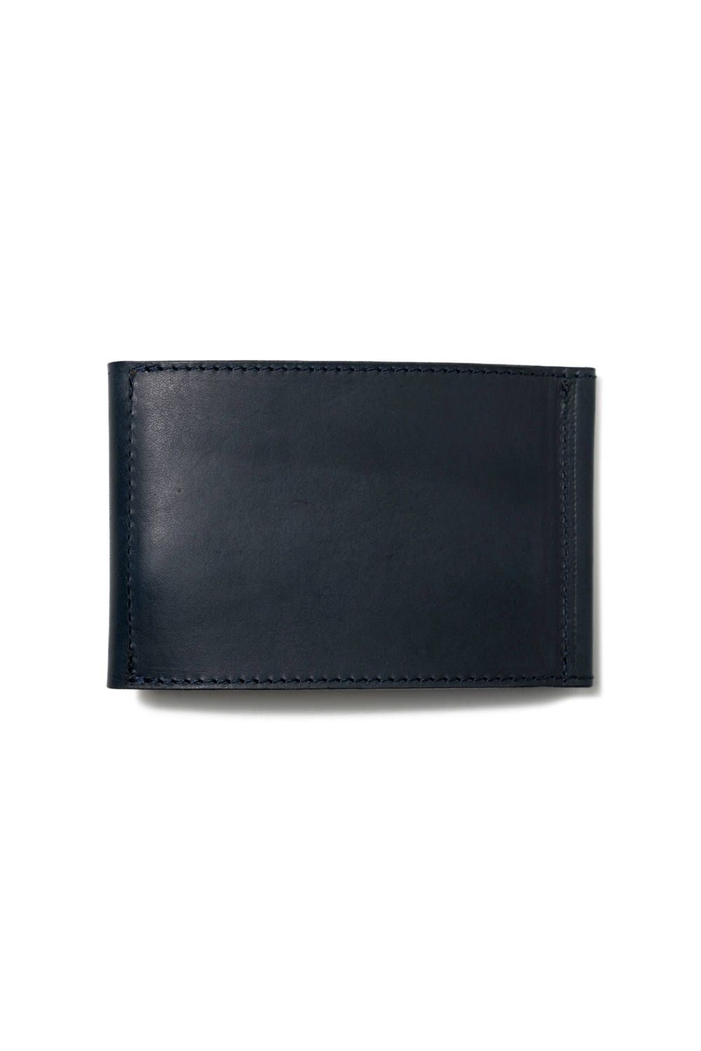 【ラスト1点 / 25SS予約商品】LEATHER NAVAL MONEY CLIP [MARINE] | ネイバル マネークリップ / ネイビー