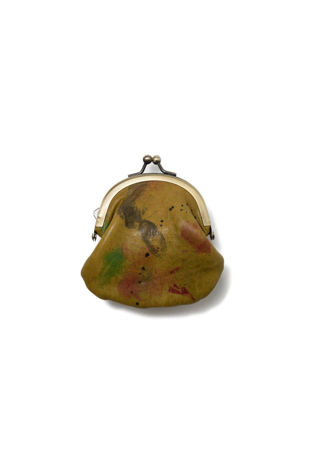 ペイントレザーミニコインパース [グリーン] / PAINT LEATHER MINI COIN PURSE [GREEN]