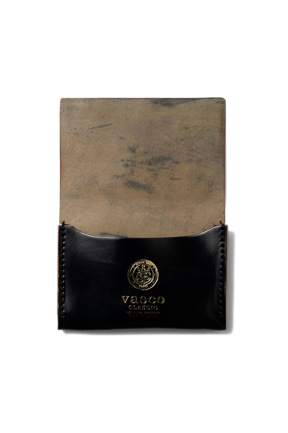 シェルコードバンカードケース [ブラック] / LEATHER GARRISON CARDCASE [ブラック]