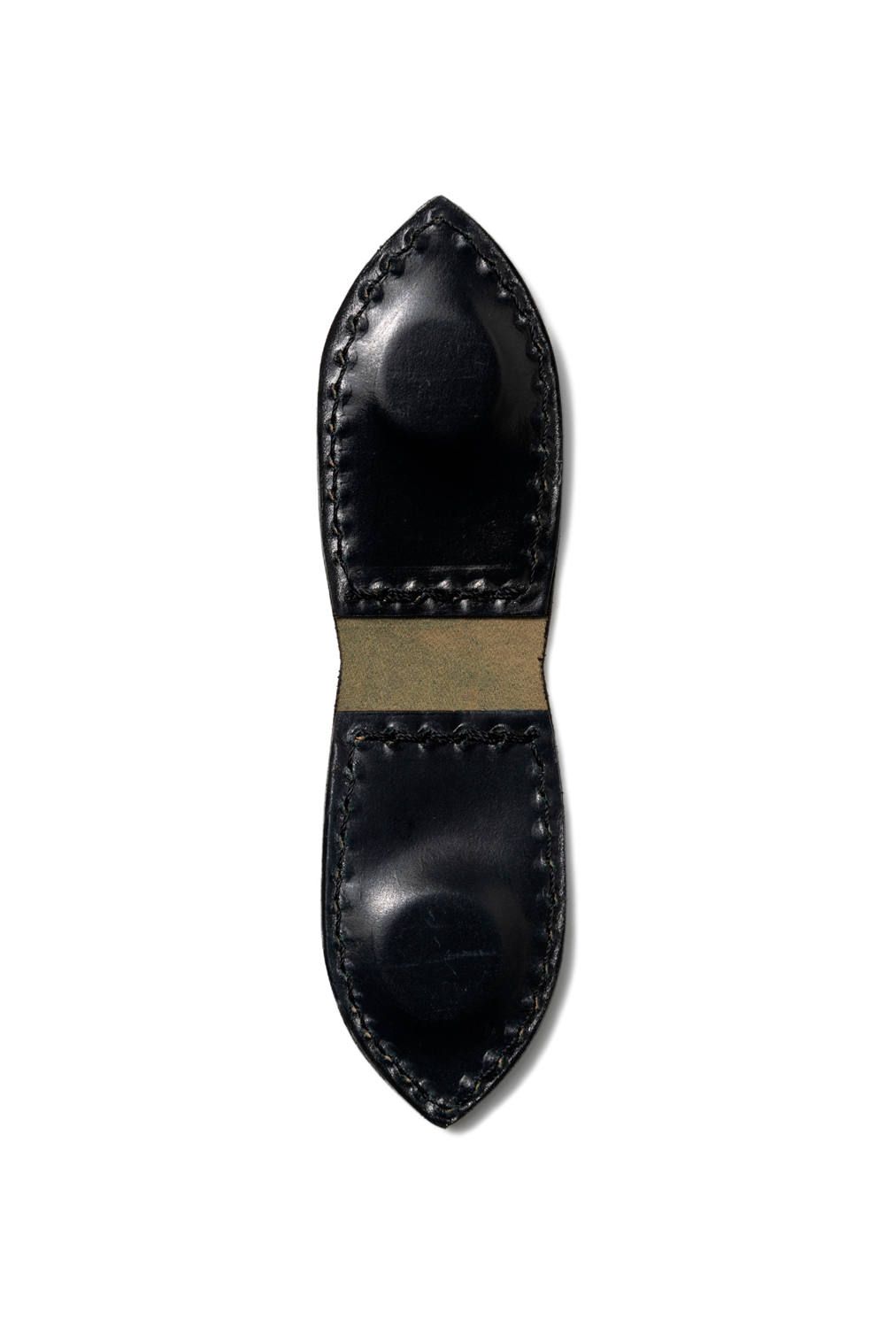 LEATHER GARRISON MONEY CLIP [BLACK] | シェルコードバンマネークリップ / ブラック