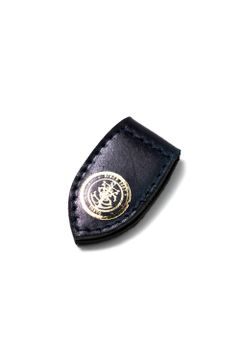 LEATHER GARRISON MONEY CLIP [NAVY] Type-A | シェルコードバン マネークリップ / ネイビー