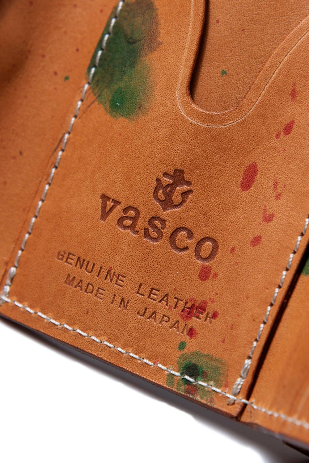 ペイントレザーポケットウォレット [ナチュラル] / PAINT LEATHER POCKET WALLET [ナチュラル]