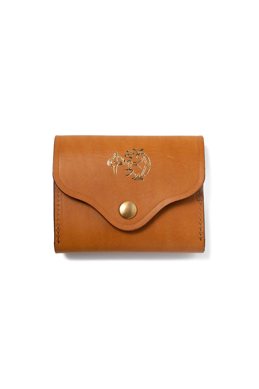 【25SS予約受付中｜12/17まで】レザーネイバルポケットウォレット [キャメル] / LEATHER NAVAL POCKET WALLET [MEAL]