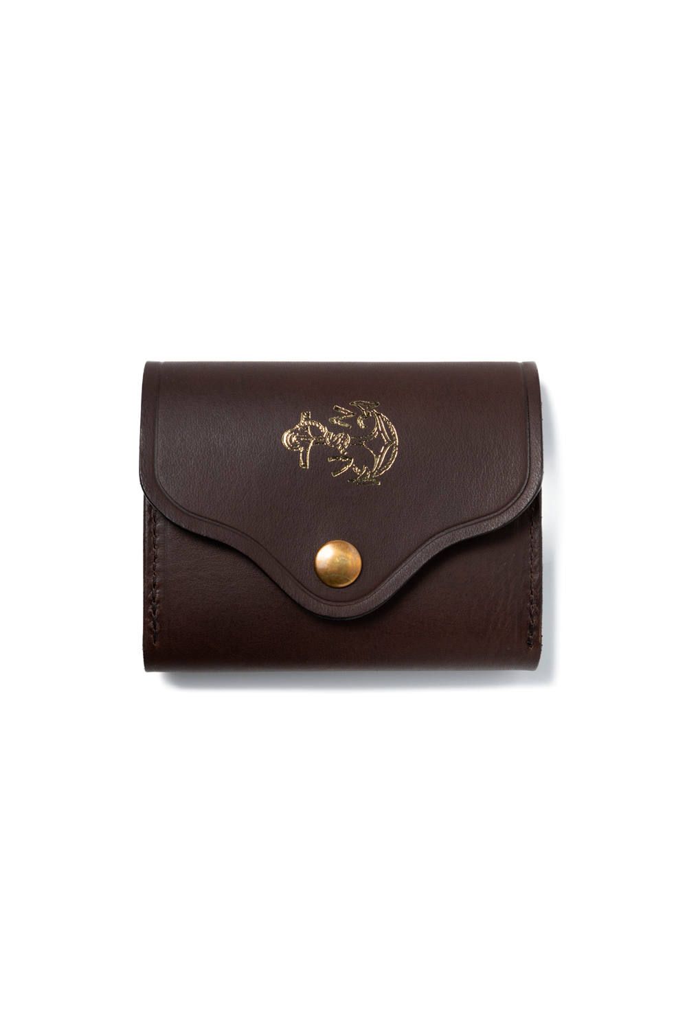 【25SS予約受付中｜12/17まで】レザーネイバルポケットウォレット [ブラウン] / LEATHER NAVAL POCKET WALLET [CORTESIA]