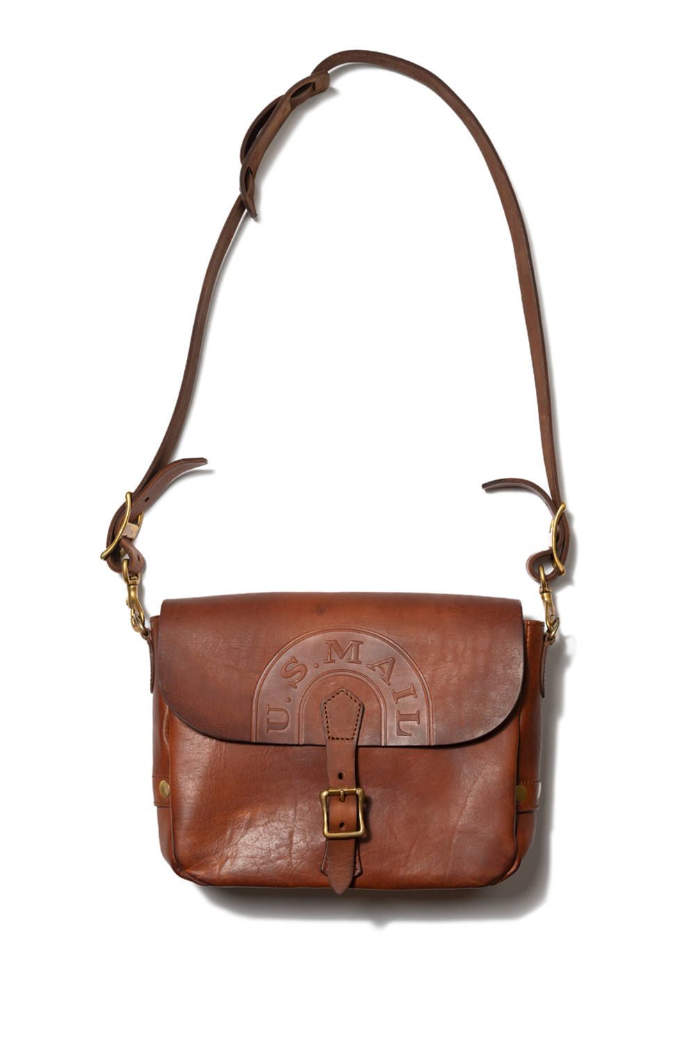 vasco - 【予約商品】 LEATHER POSTMAN MINI SHOULDER BAG [CAMEL] | ミニショルダーバッグ / キャメル  | BONITA ONLINE STORE