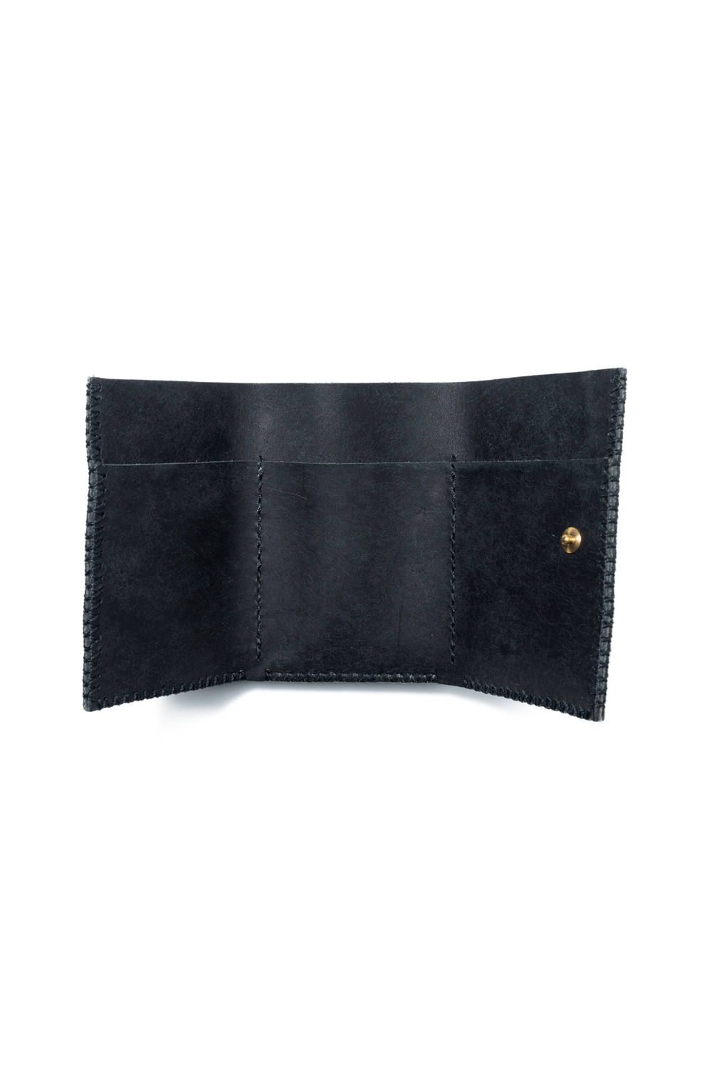 三つ折り財布 [ブラック] / Mini Wallet [BLACK]