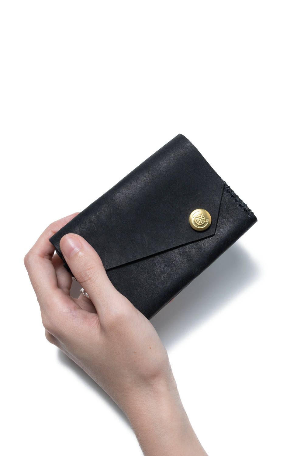 三つ折り財布 [ブラック] / Mini Wallet [BLACK]