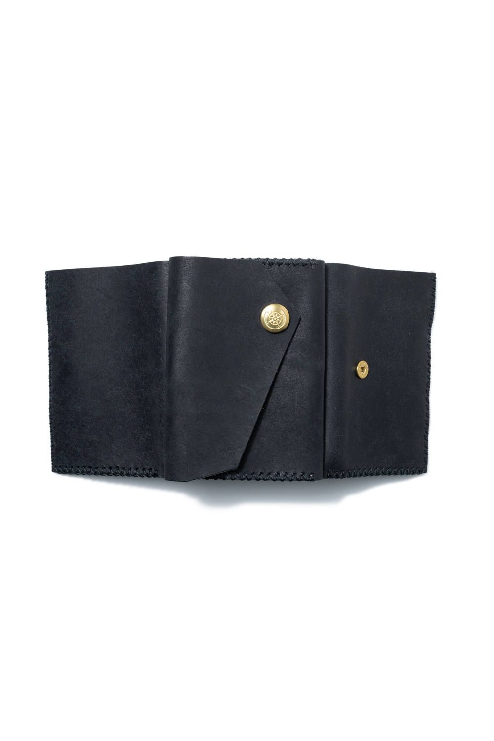 三つ折り財布 [ブラック] / Mini Wallet [BLACK]