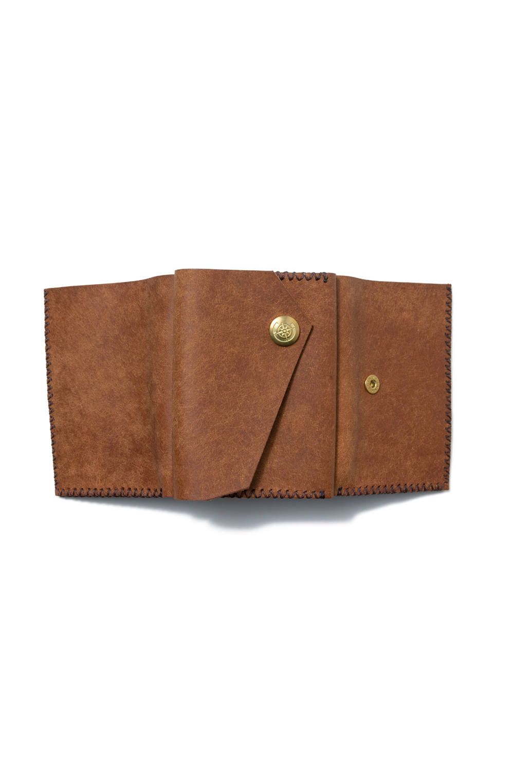 三つ折り財布 [キャメル] / Mini Wallet [CAMEL]