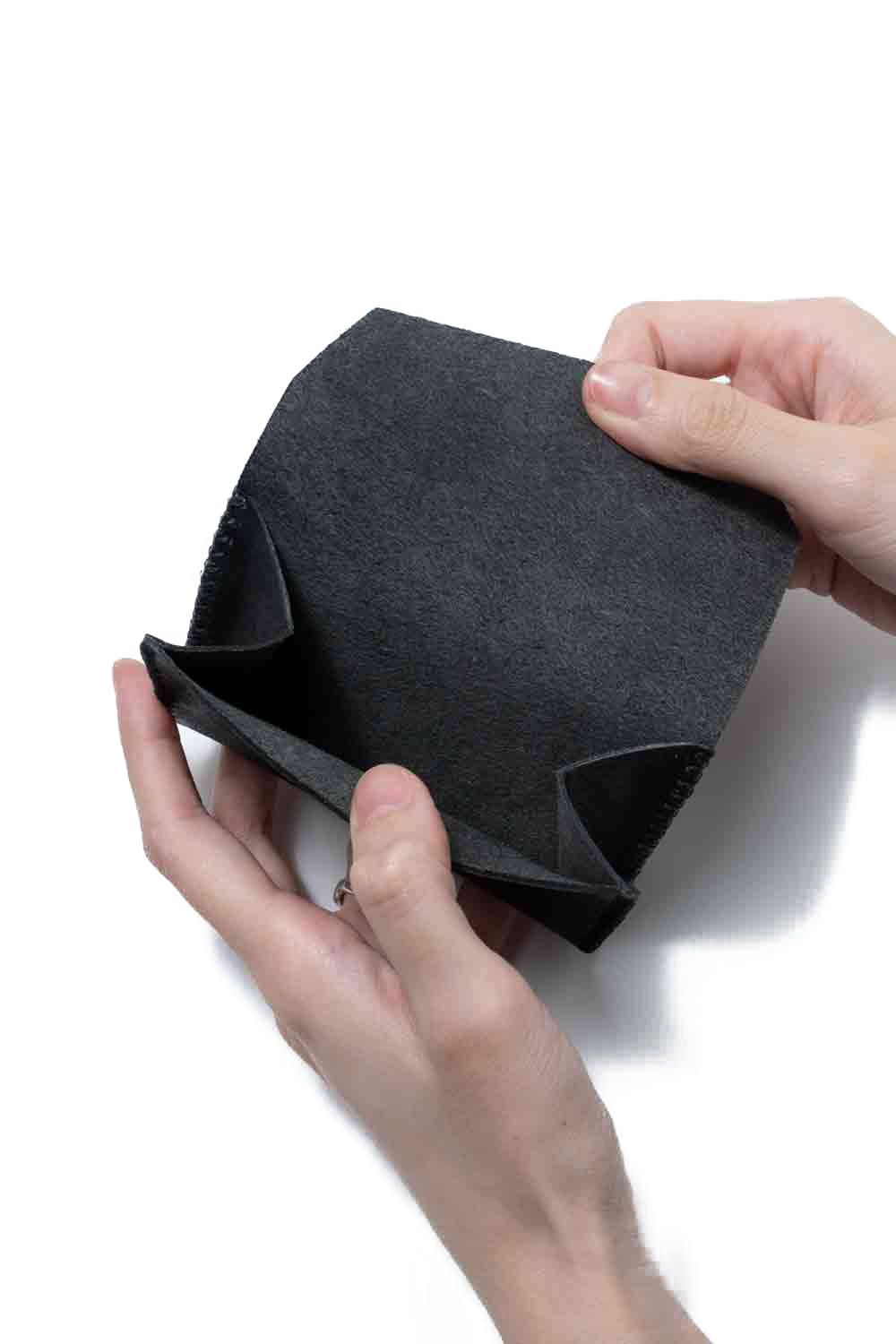 三つ折り財布 [ブラック] / Mini Wallet [BLACK]