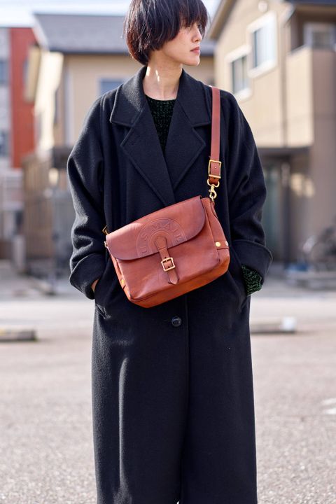 【26SS / 予約受付中】 LEATHER POSTMAN SHOULDER BAG -SMALL (U.S.MAIL) | ショルダーバッグ (スモール) / 刻印あり (6色展開)
