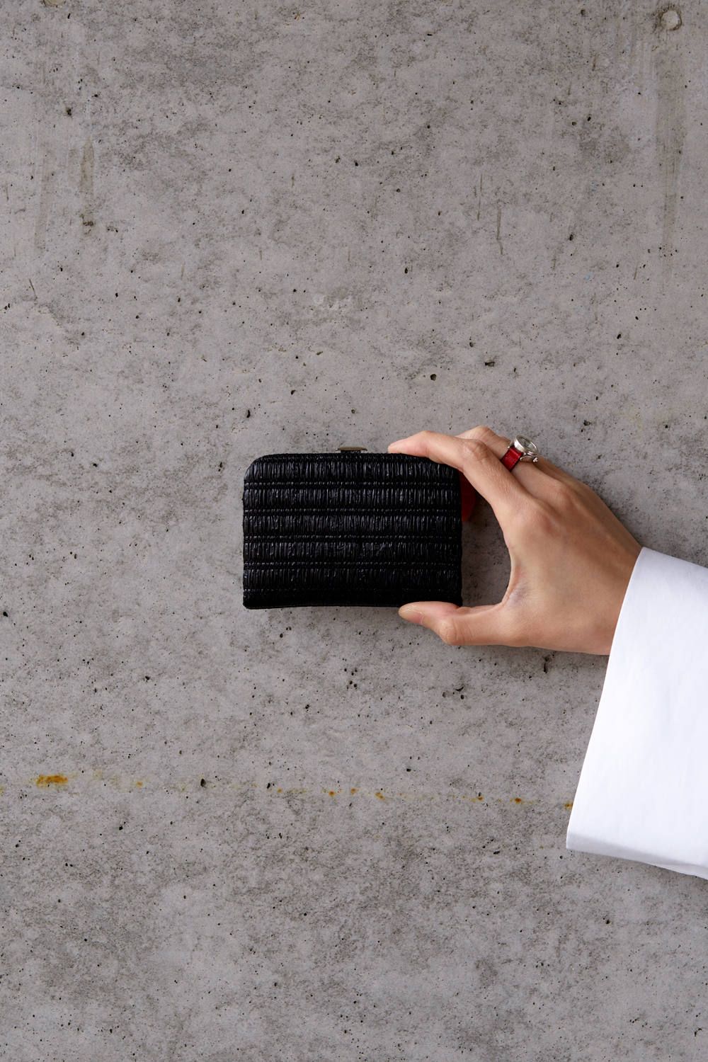 【20SS】EDDA WALLET [BLACK VEGAN] / エッダウォレット [ブラックヴィーガン]