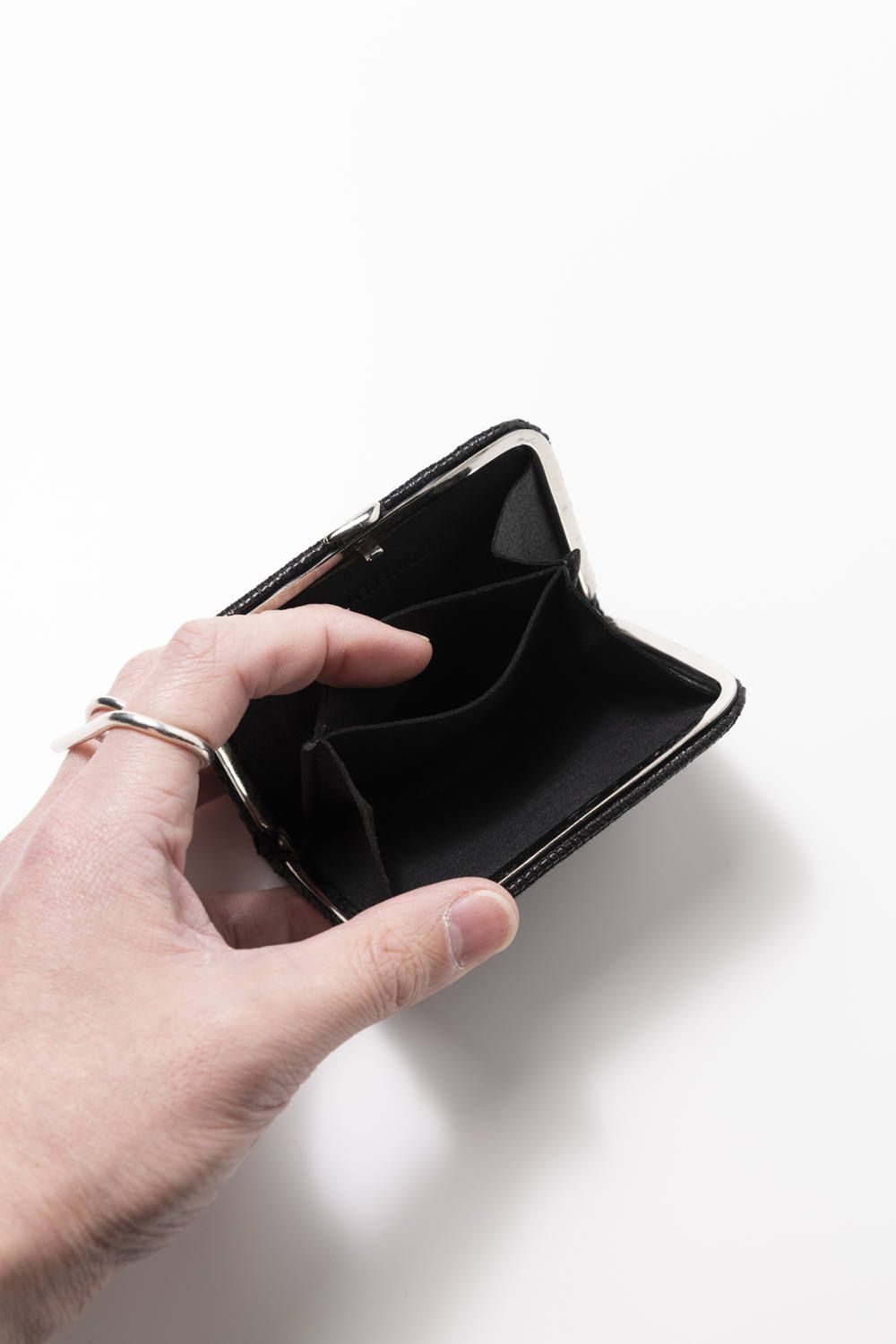 【20SS】EDDA WALLET [BLACK VEGAN] / エッダウォレット [ブラックヴィーガン]
