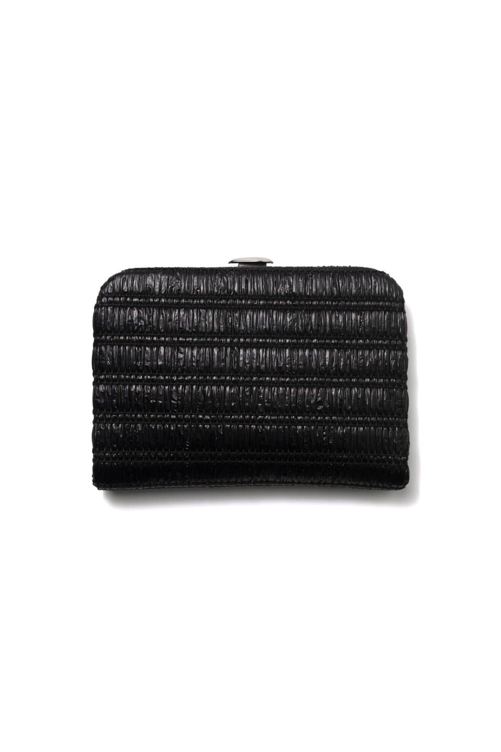 【20SS】EDDA WALLET [BLACK VEGAN] / エッダウォレット [ブラックヴィーガン]