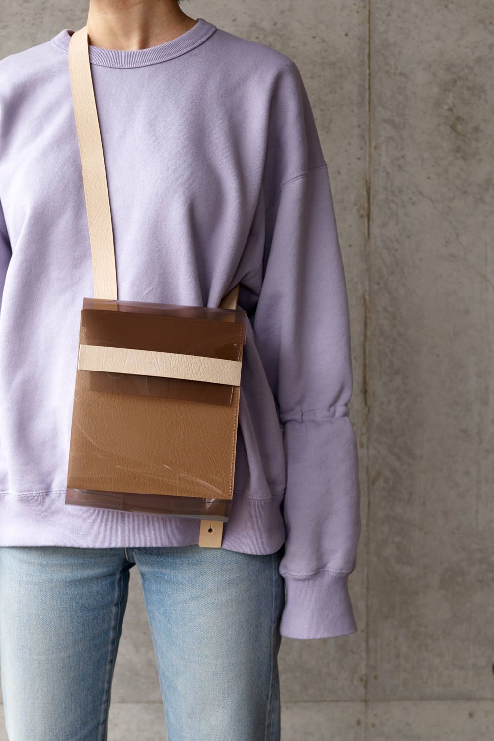PVL BAG SMALL COLOR [GREY] / PVLバッグ スモール [グレー]